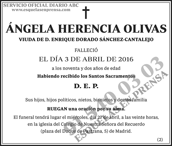 Ángela Herencia Olivas